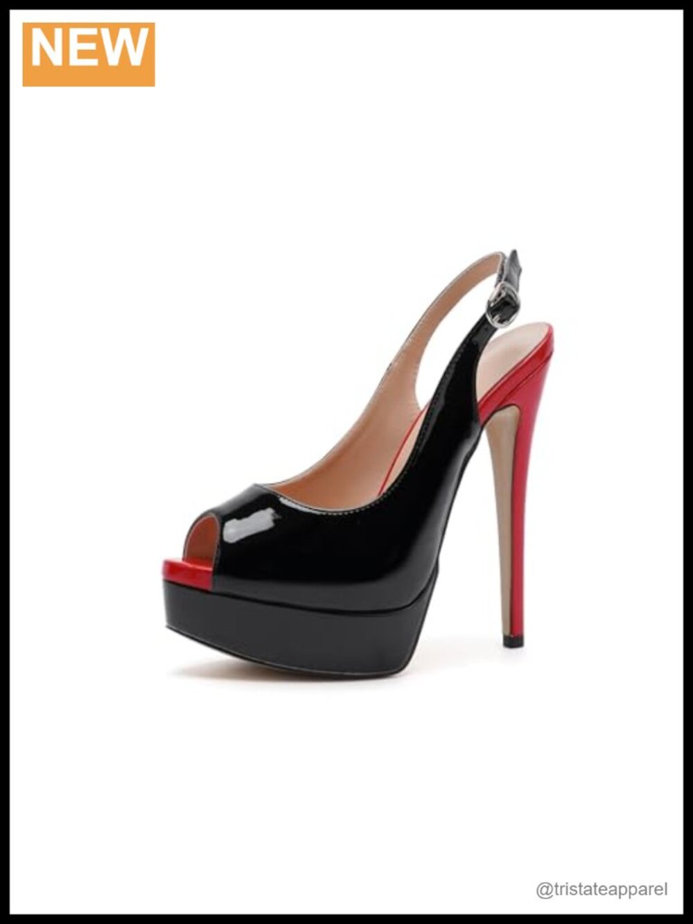Women's Platform Stiletto Peep Toe Pumps 6 Inch High Heels for Dress Wedding